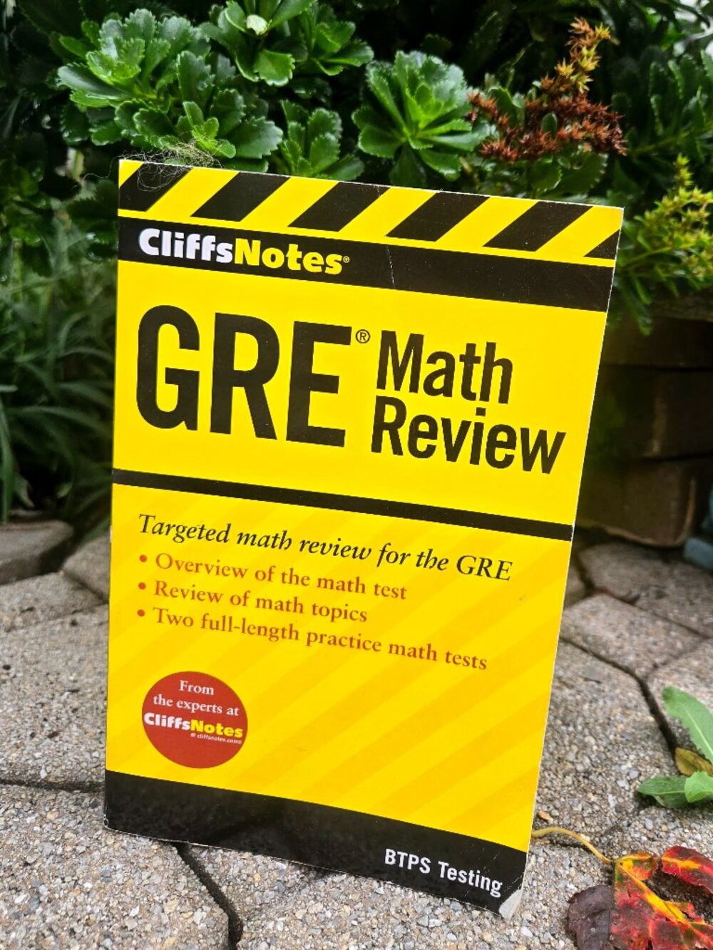 CliffsNotes GRE Math Review Test Prep Book - Paperback (BTPS Testing)
